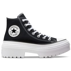 Buty sportowe Converse Con Buty Chuck Taylor As Lugged Heel. Czarne buty sportowe lifestyle Converse, bez wzorów, sportowe, bez zapięcia. Za 490.00 zł.