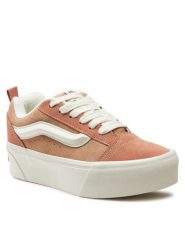 Vans Tenisówki Knu Stack VN000CP6OCI1 Beżowy. Brązowe trampki Vans, bez wzorów, ze skóry, bez zapięcia. Za 289.99 zł.