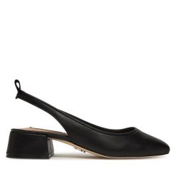 Sandały Steve Madden. Czarne sandały Steve Madden, bez wzorów, bez obcasa, na słupku, bez zapięcia. Za 269.99 zł.