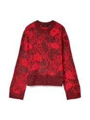Vero Moda Sweter w kolorze bordowym rozmiar: S. Czerwone swetry Vero Moda, s, bez wzorów, bez ramiączek. Za 91.56 zł.
