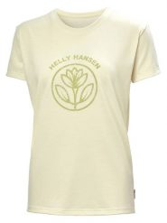 Helly Hansen Koszulka funkcyjna "Skog Graphic Tee" w kolorze żółtym rozmiar: M. Żółte t-shirty sportowe Helly Hansen, m, bez wzorów, bez ramiączek, outdoorowe. Za 110.29 zł.