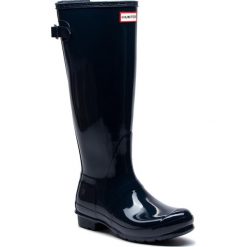 Kalosze HUNTER - Org Back Adjust Glos WFT1001RGL Navy. Niebieskie kalosze Hunter, z kauczuku. Za 619.00 zł.