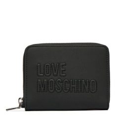 Portfel LOVE MOSCHINO. Czarne portfele Love Moschino, bez wzorów. Za 439.99 zł.