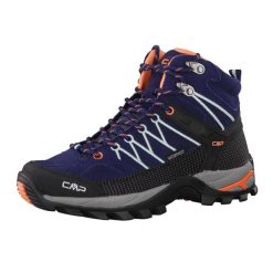 Buty trekkingowe damskie CMP RIGEL MID wodoodporne oddychające. Brązowe buty trekkingowe CMP, bez wzorów, bez zapięcia. W wyprzedaży za 399.99 zł.