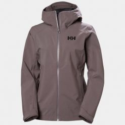 Damska kurtka wodoodporna Helly Hansen Verglas 3L Shell. Szare kurtki Helly Hansen, l, bez wzorów, casualowe, bez kaptura. W wyprzedaży za 1,322.00 zł.