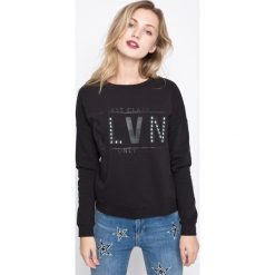 Silvian Heach - Bluza. Czarne bluzy marki Silvian Heach, z nadrukiem, z bawełny, klasyczne. W wyprzedaży za 129.90 zł.