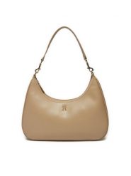Tommy Hilfiger Torebka AW0AW16463 Beżowy. Brązowe torebki klasyczne Tommy Hilfiger, bez wzorów, ze skóry, bez dodatków. Za 579.99 zł.