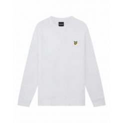 Bluza z okrągłym dekoltem Lyle & Scott. Białe bluzy bez kaptura LYLE AND SCOTT, na zimę, bez wzorów, bez kaptura. W wyprzedaży za 279.55 zł.