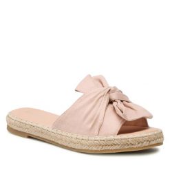 Espadryle DeeZee. Czerwone espadryle DeeZee, bez wzorów, bez obcasa. Za 89.99 zł.