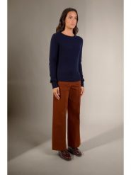 Perfect Cashmere Kaszmirowy sweter w kolorze granatowym rozmiar: S. Niebieskie swetry Perfect Cashmere, s, bez wzorów, z kaszmiru, bez ramiączek. Za 347.99 zł.