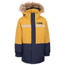 Płaszcz Przeciwdeszczowy Laytone Dla Dzieci/dzieci. Żółte płaszcze Trespass, bez wzorów, sportowe, bez kaptura. Za 173.99 zł.
