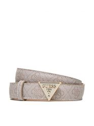 Guess Pasek Damski BW7850 P3425 Beżowy. Brązowe paski Guess, z aplikacjami, ze skóry. Za 169.99 zł.