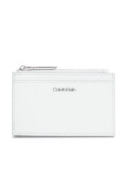 Calvin Klein Duży Portfel Damski Ck Must K60K611933 Zielony. Zielone portfele Calvin Klein, bez wzorów, ze skóry. Za 149.99 zł.