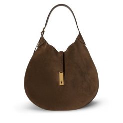 Torebka Polo Ralph Lauren. Brązowe torebki klasyczne Polo Ralph Lauren, bez wzorów, klasyczne, bez dodatków. Za 3,499.00 zł.
