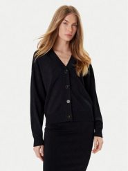 Marciano Guess Kardigan 5YGR13 5036Z Czarny Regular Fit. Czarne swetry Marciano Guess, xs, z aplikacjami, z wiskozy, bez ramiączek. Za 549.99 zł.