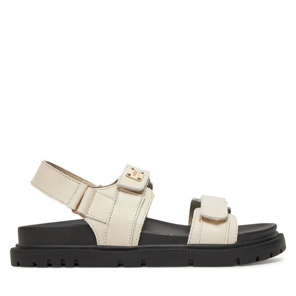 Sandały MEXX. Brązowe sandały Mexx, bez wzorów, bez obcasa, na płaskiej podeszwie, bez zapięcia. Za 249.99 zł.