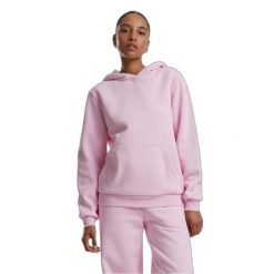 Bluza damska z kapturem Urban Classics. Czerwone bluzy Urban Classics, bez wzorów, bez ramiączek, z kapturem. Za 206.00 zł.