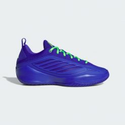 Buty sportowe BELIEVE THAT 1. Niebieskie buty treningowe adidas, bez wzorów, z gumy, bez zapięcia, do koszykówki. Za 439.00 zł.