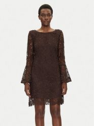 Bruuns Bazaar Sukienka koktajlowa Sago Xia BBW4517 Czarny Regular Fit. Czarne sukienki Bruuns Bazaar, bez wzorów, z syntetyku, wizytowe, bez kołnierzyka, bez ramiączek. Za 489.99 zł.