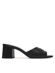 KARL LAGERFELD Klapki Plaza II KL32400 Czarny. Czarne klapki KARL LAGERFELD, bez wzorów, ze skóry, bez obcasa, bez zapięcia. Za 737.99 zł.