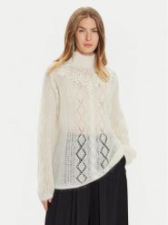 TWINSET Golf 242TP3420 Écru Loose Fit. Swetry Twinset, xl, bez wzorów, z syntetyku, bez ramiączek. Za 479.99 zł.