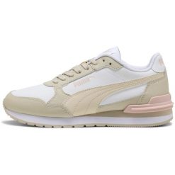 Buty sportowe Puma St Runner V4 L Jr. Brązowe buty sportowe lifestyle Puma, bez wzorów, ze skóry ekologicznej, bez zapięcia, na fitness i siłownię. Za 290.00 zł.
