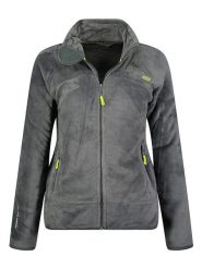 Geographical Norway Kurtka polarowa "Upaline" w kolorze szarym rozmiar: S. Szare kurtki Geographical Norway, s, bez wzorów, z polaru, bez kaptura. Za 86.99 zł.