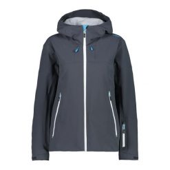 Kurtka damska przeciwdeszczowa CMP 31Z2196. Szare kurtki przeciwdeszczowe CMP, na zimę, m, bez wzorów, bez kaptura, narciarskie. Za 449.99 zł.