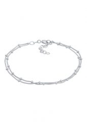 Elli Kuleczki damskie Eleganckie z pozłacanego srebra próby 925 Sterling Silver Bransoletki 1 ct Damski. Szare bransoletki Elli, pozłacane. Za 248.99 zł.