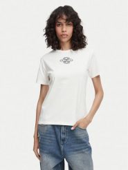 HUGO T-Shirt Damacia 8 50573353 Biały Regular Fit. Białe t-shirty Hugo, xs, bez wzorów, z bawełny, bez kołnierzyka, bez ramiączek. Za 299.99 zł.