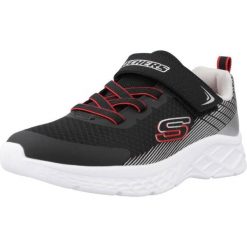 Kapcie SKECHERS 403924L Czarny. Czarne kapcie Skechers, bez wzorów, z syntetyku. Za 149.99 zł.