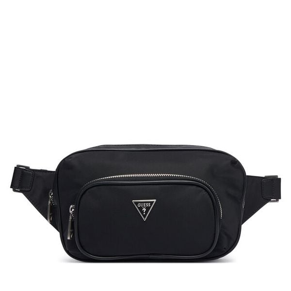 Nerka Guess. Czarne nerki i saszetki Guess, z aplikacjami, bez dodatków. Za 364.99 zł.