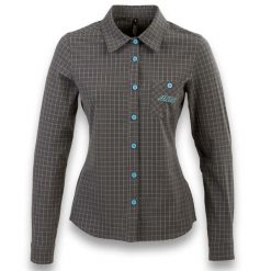 Koszula Ande Arizona M/L Damskie. Szare koszule Ande, l, bez wzorów, z elastanu, sportowe, bez kołnierzyka, bez ramiączek. Za 313.99 zł.