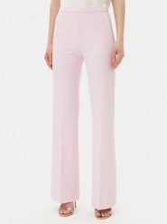 Imperial Spodnie palazzo P3E9JAW Różowy Wide Leg. Czerwone spodnie materiałowe Imperial, bez wzorów, z materiału. Za 199.99 zł.