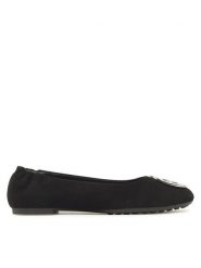 Tory Burch Baleriny Claire Ballet 147378 Czarny. Czarne baleriny Tory Burch, bez wzorów, ze skóry, bez obcasa, bez zapięcia. Za 759.99 zł.