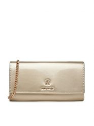 Nine West Torebka NW-W1-013-SS25 Złoty. Żółte kopertówki Nine West, bez wzorów, z materiału, wizytowe, bez dodatków. Za 119.99 zł.