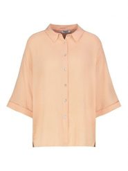 Sublevel Bluzka w kolorze brzoskwiniowym rozmiar: M/L. Pomarańczowe bluzki Sublevel, l, bez wzorów, z bawełny, bez kołnierzyka, bez ramiączek. Za 74.99 zł.