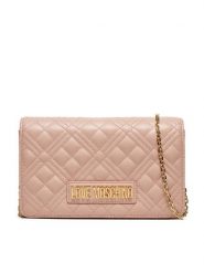 LOVE MOSCHINO Torebka JC4079PP0LLA0601 Różowy. Czerwone kopertówki Love Moschino, bez wzorów, ze skóry, wizytowe, bez dodatków. Za 319.99 zł.