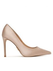 Steve Madden Szpilki Thrive Pump 11003887 Beżowy. Brązowe szpilki Steve Madden, bez wzorów, z materiału, bez obcasa, na szpilce, bez zapięcia. Za 519.99 zł.
