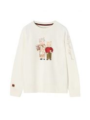 TATUUM Bluza "Henki" w kolorze kremowym rozmiar: S. Brązowe bluzy Tatuum, s, bez wzorów, bez ramiączek, bez kaptura. Za 184.89 zł.
