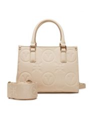 Valentino Torebka Samba Re VBS8ZG04 Écru. Torebki klasyczne Valentino, bez wzorów, ze skóry, bez dodatków. Za 459.99 zł.