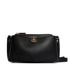 Torebka Guess. Czarne listonoszki Guess, z aplikacjami, bez dodatków. Za 609.99 zł.