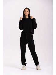 Onamaste Spodnie dresowe "Mika" w kolorze czarnym rozmiar: L/XL. Czarne spodnie dresowe Onamaste, bez wzorów, z dresówki. Za 173.99 zł.