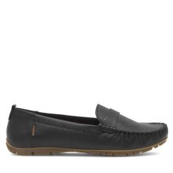 Mokasyny Lasocki. Czarne mokasyny Lasocki, bez wzorów. Za 169.99 zł.