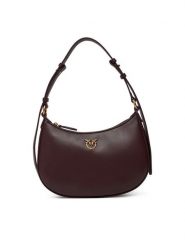 PINKO Torebka Half Moon Mini Fl 102790 A0F1 Fioletowy. Fioletowe torebki klasyczne Pinko, bez wzorów, ze skóry, bez dodatków. Za 929.99 zł.