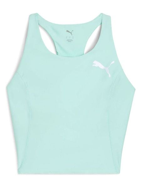 Puma Top "Raceday" w kolorze turkusowym do biegania rozmiar: L. Niebieskie topy sportowe Puma, l, bez wzorów, z materiału, do biegania. Za 165.71 zł.