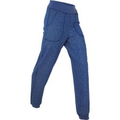 Spodnie sportowe z wywijanym paskiem, długie bonprix kobaltowy. Spodnie sportowe marki bonprix. Za 49.99 zł.
