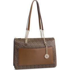 Torebka DKNY - Bryant Lg Zip Tote R74AJ009 Mocha Logo/Vic 9MV. Brązowe torebki klasyczne DKNY, bez wzorów, ze skóry ekologicznej, klasyczne, bez dodatków. W wyprzedaży za 579.00 zł.