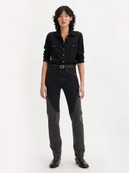 Levi´s Dżinsy "501" - Regular fit - w kolorze antracytowym rozmiar: W29/L32. Czarne jeansy l, z aplikacjami, klasyczne, z podwyższonym stanem. Za 264.95 zł.