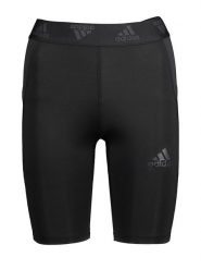 Adidas Szorty sportowe "TF ST 3S" w kolorze czarnym rozmiar: XS. Czarne szorty sportowe adidas, bez wzorów, z materiału, outdoorowe. Za 92.21 zł.